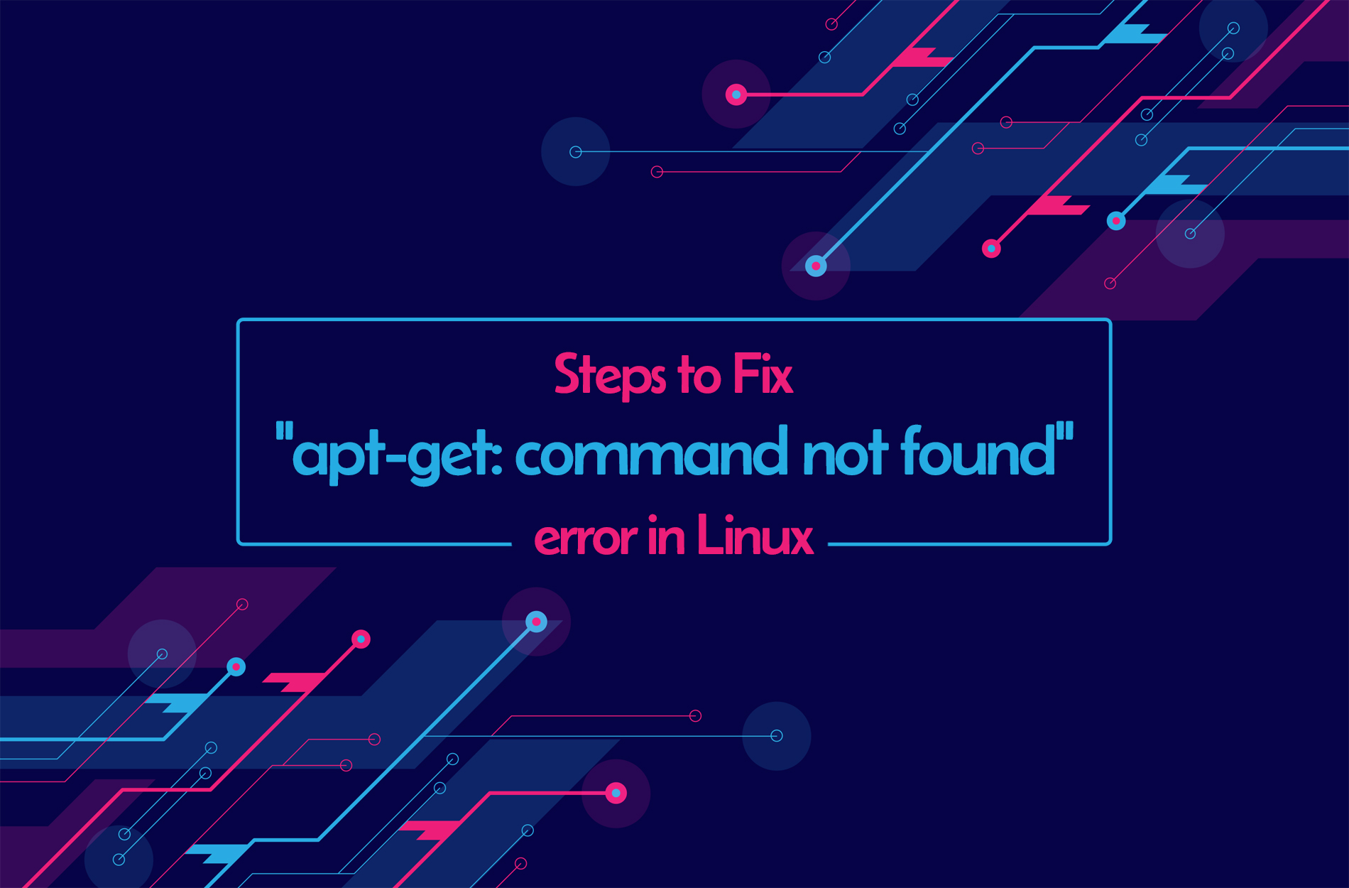 Fix apt-get command not found